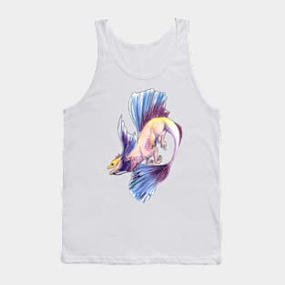 Betta Dragon Fantasy Illustration Tank Top